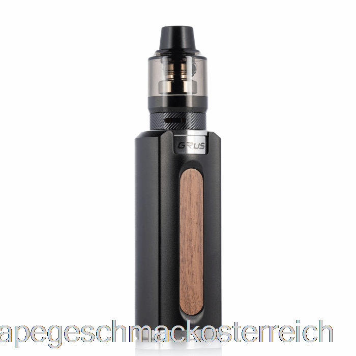 Lost Vape Grus 100W Starter Kit Schwarz / Walnussholz Vape Geschmack